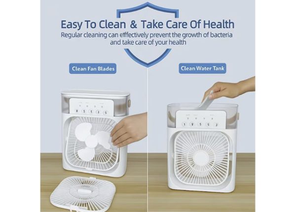 Portable USB Air Cooler Fan - Image 2